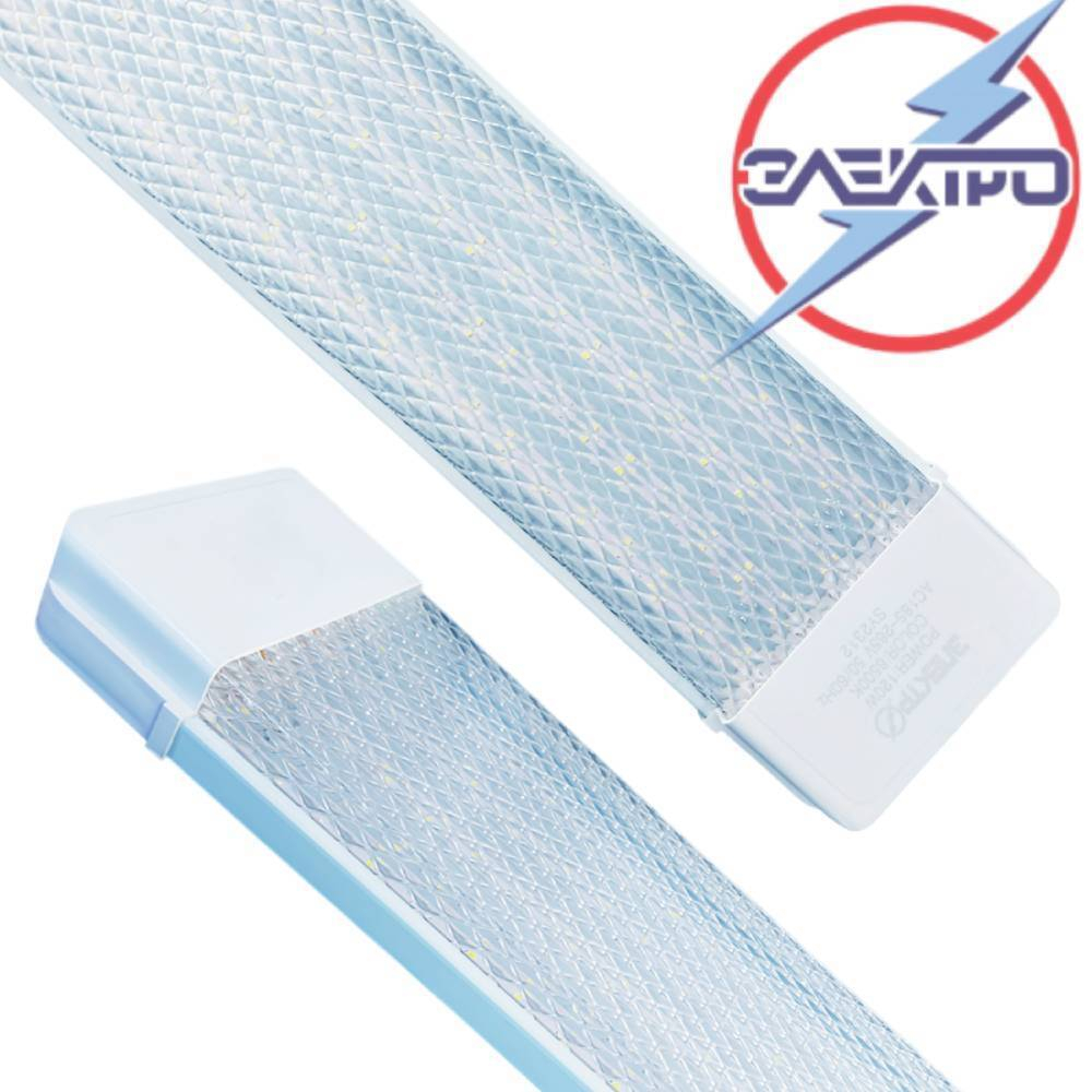 Светодиодный линейный светильник 120 Вт 6500К (1200 мм) IP20 прозрачныйи LED 60366