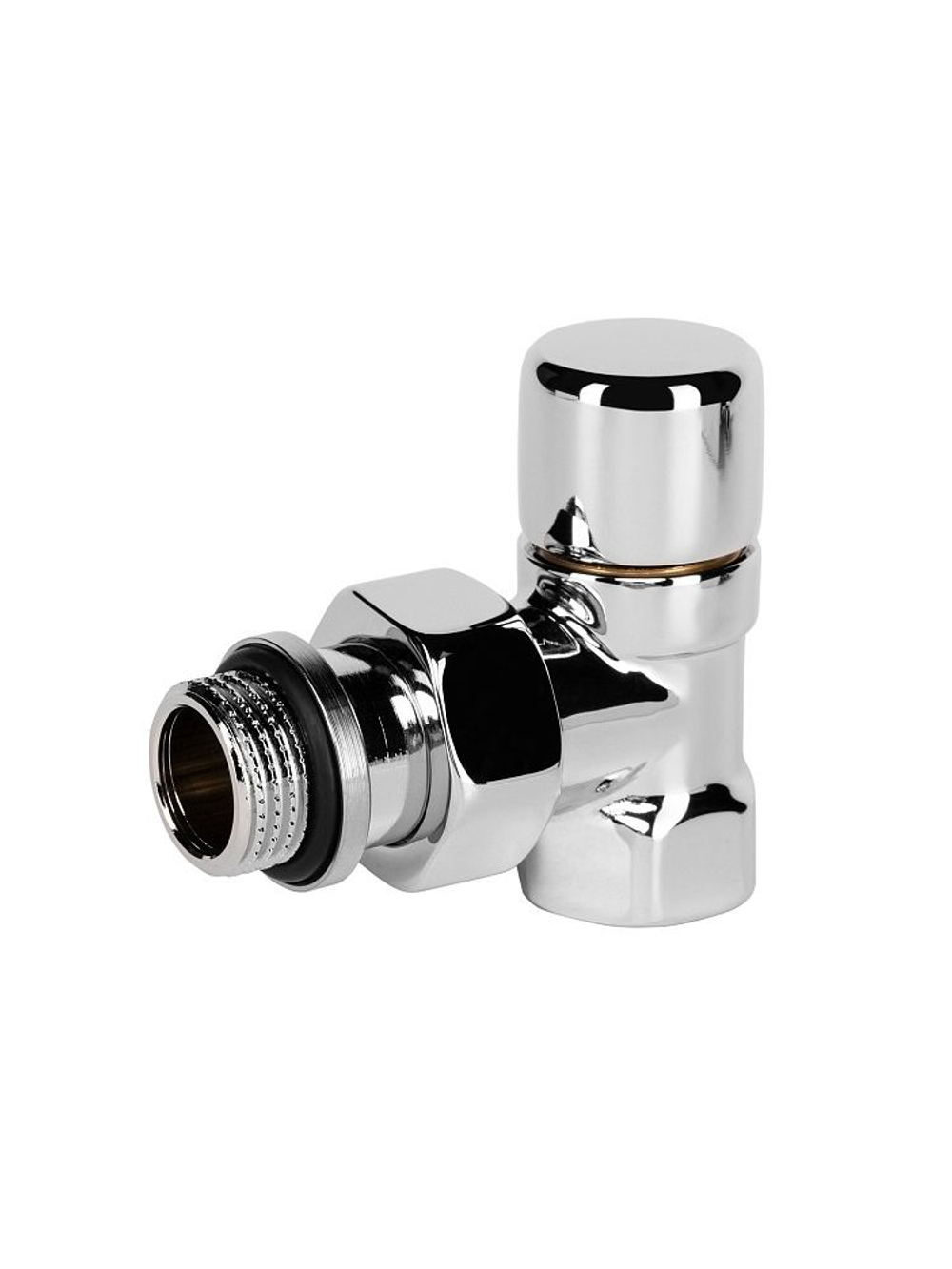 Набор термостатический для радиатора угловой 1/2" Royal Thermo Design М30х1.5 Хром RTE 07.0016