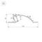 Профиль с рассеивателем Arlight ALM-ARC-Single-2000 Anod+Frost 029850