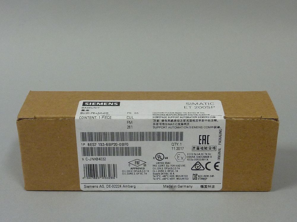 SIEMENS 6ES7193-6BP20-0BF0