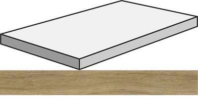 Угловая ступень S.WOOD GRAD.ANG.120/SX W.GO левая