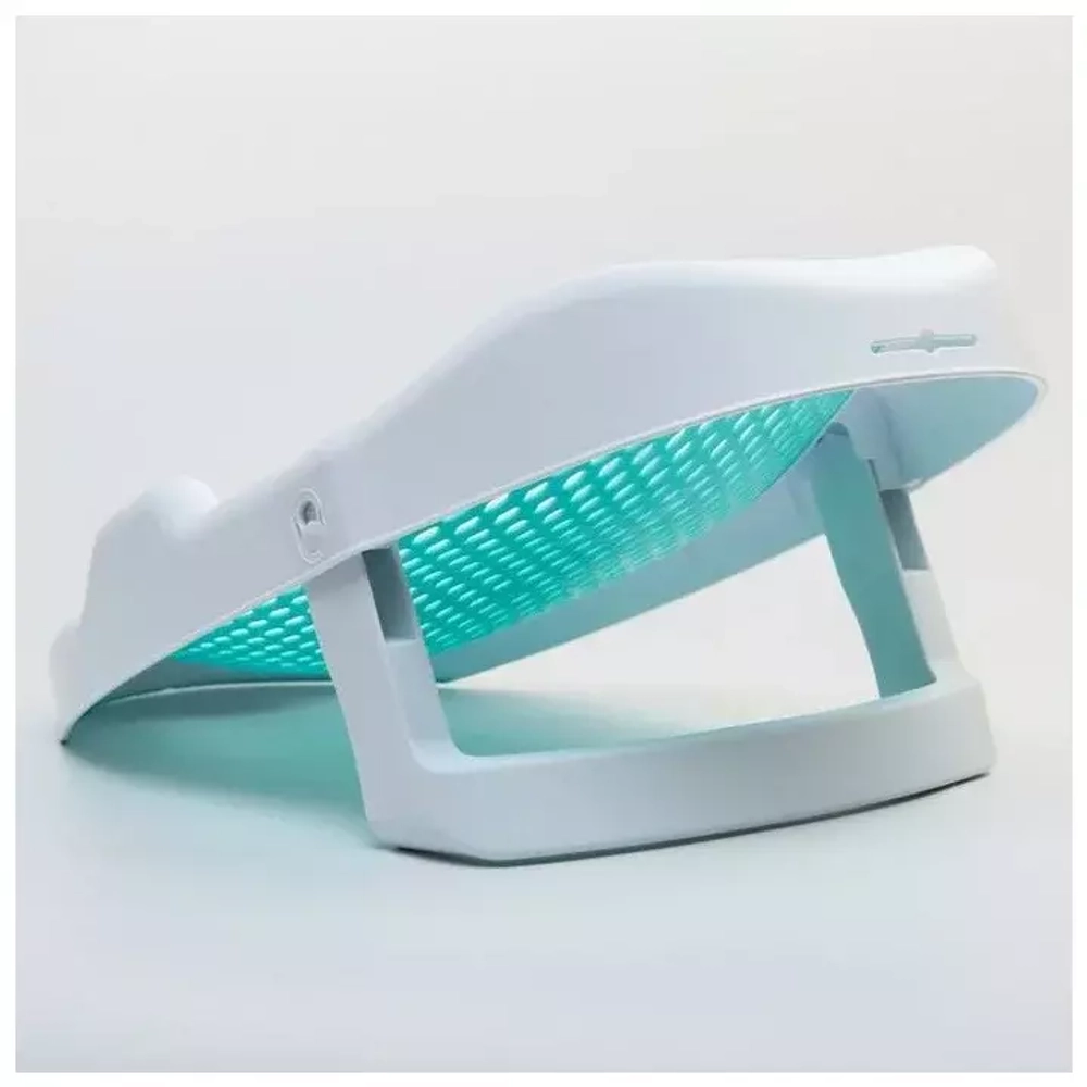 6895048 Горка для купания, цвет белый/зеленый