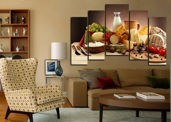 Модульная картина " Продуктовое изобилие"