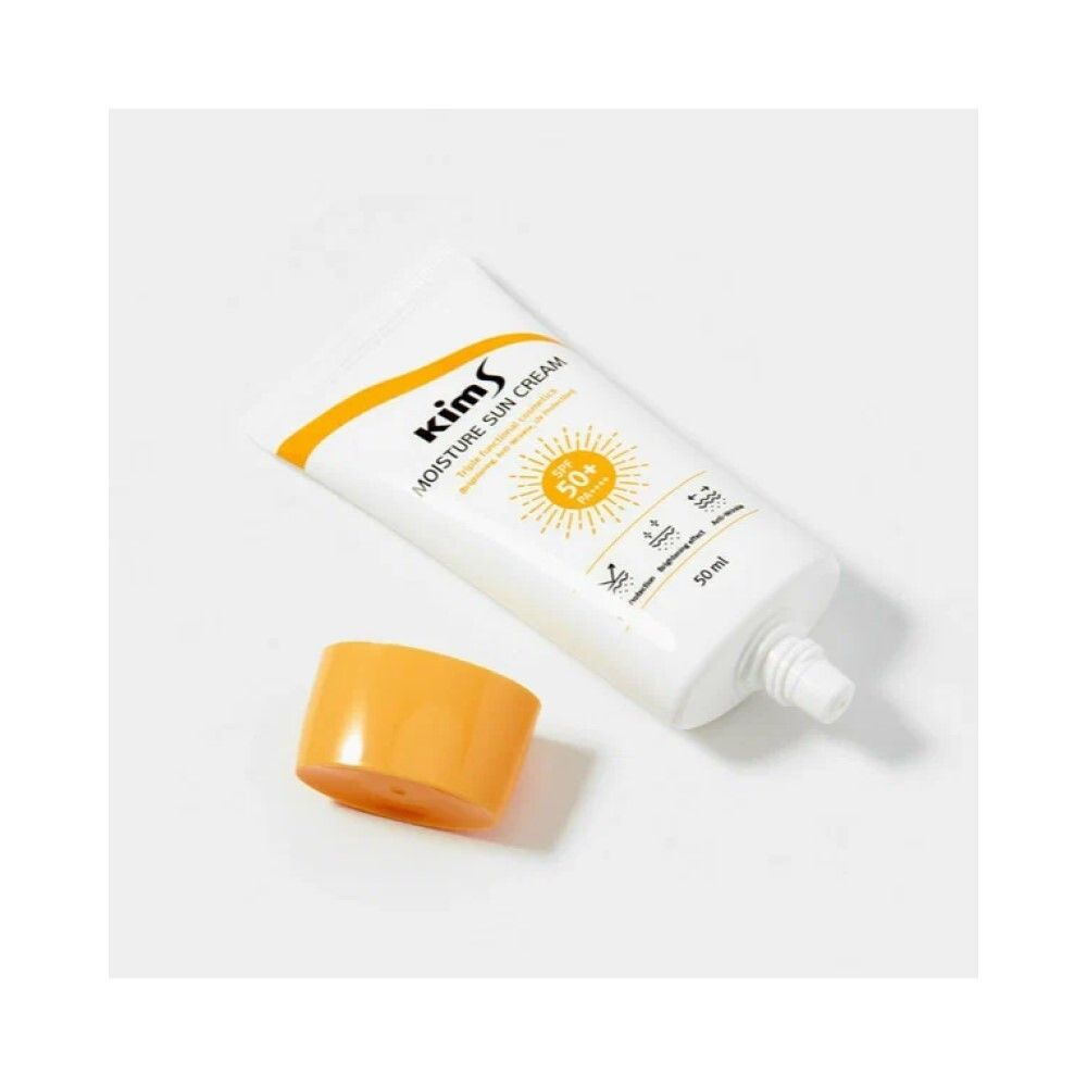 Увлажняющий солнцезащитный крем для лица Kims Moisture Sun Cream SPF 50+ PA++++ Triple Function, 50 мл