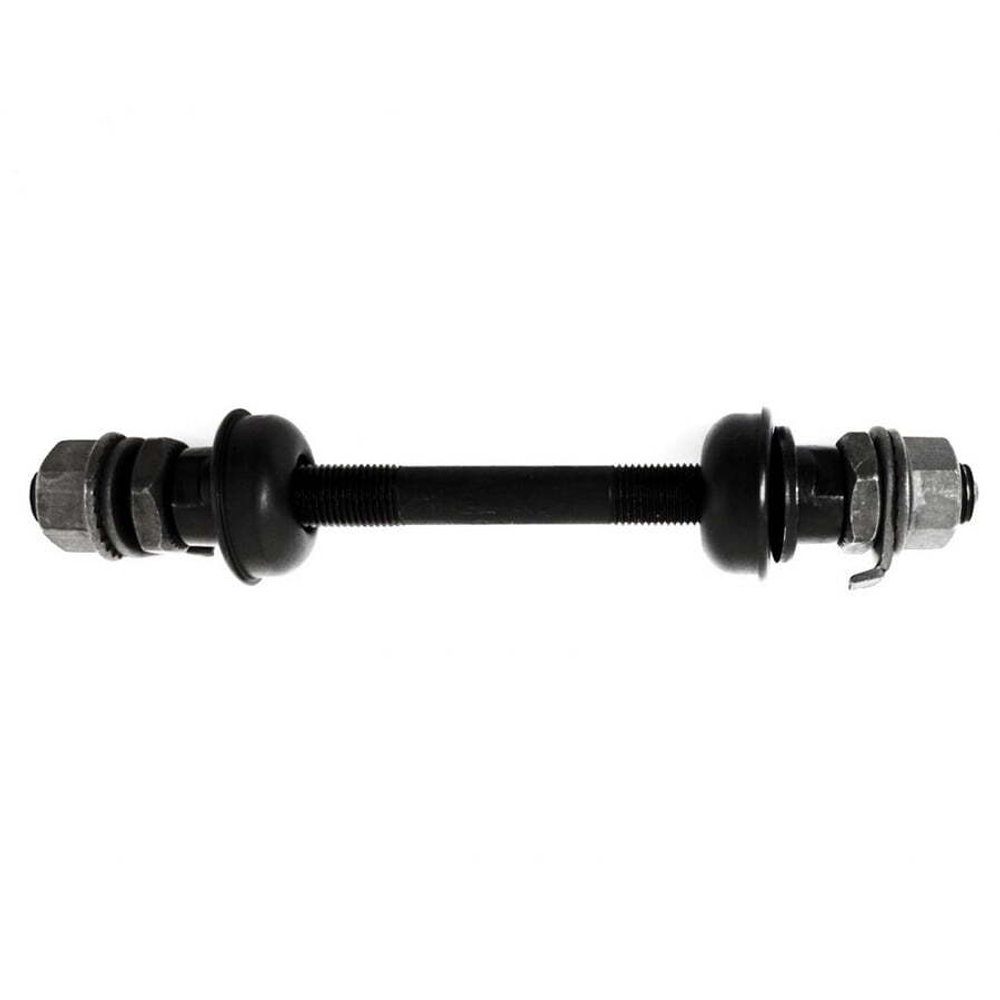 Ось с подшипниками для втулок  SF A03F 28H; O.L.D. 100MM; AXLE S45C 3/8"; под гайки
