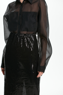 Юбка-пайетки