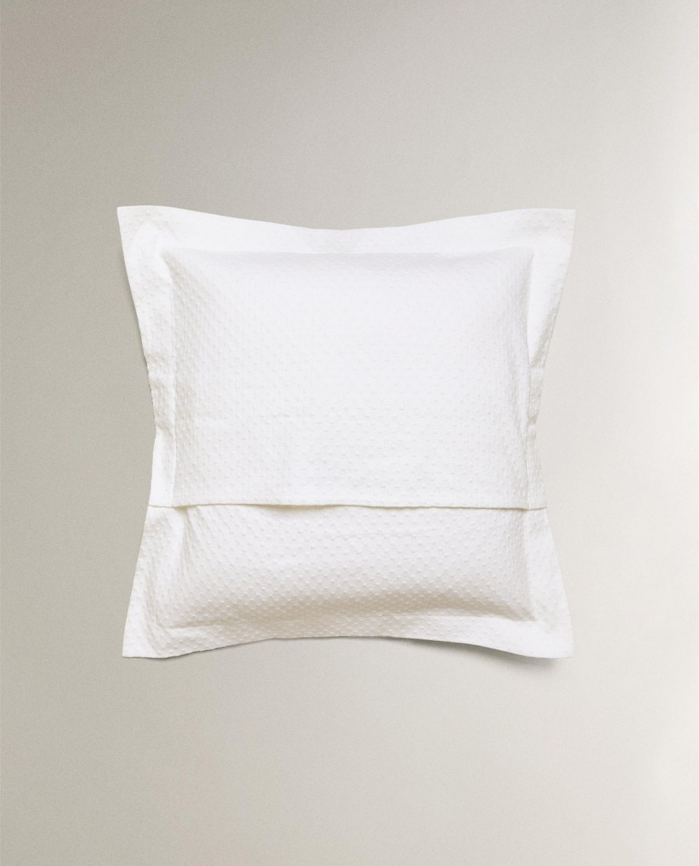 Zara Home наволочка декоративная из хлопка, бежевый · 1163/007