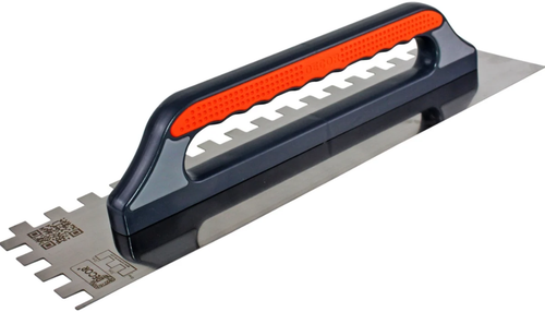 Гладилка нерж.сталь 130х280мм зуб 8х8мм Декор