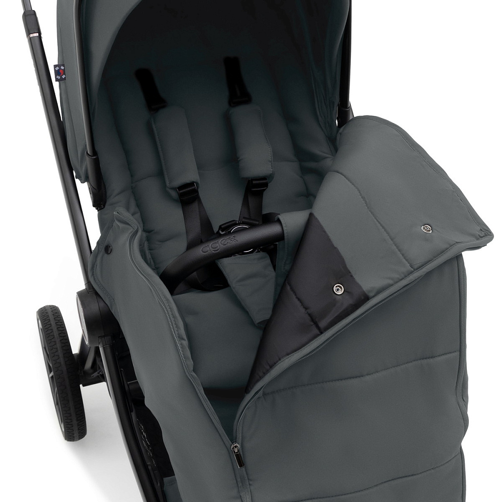 Коляска Agex Prima Pro 3 в 1 с автокреслом i-Safe Grey APP633 Grey (Серый)