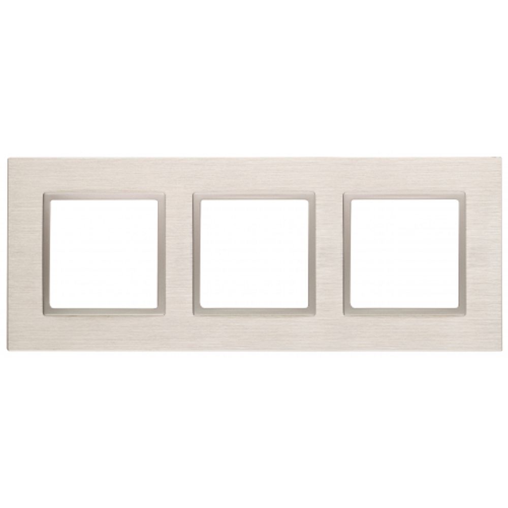 14-5203-04 ЭРА Рамка на 3 поста, металл, Эра Elegance, шампань+шамп