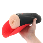 Автоматический мастурбатор-вагина с языком PipeDream PDX Elite Fuck-O-Matic Auto Suction Stroker RD540