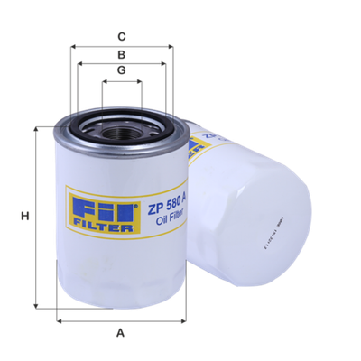 Фильтр гидравлический ZP 580 A