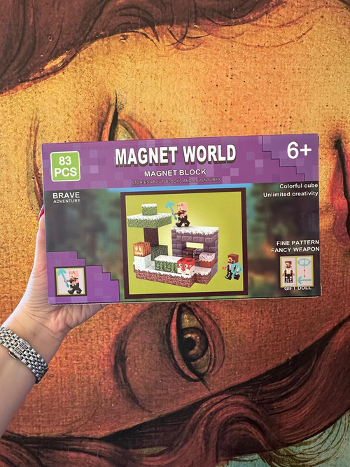 Конструктор магнитный "Magnet world", 83 дет