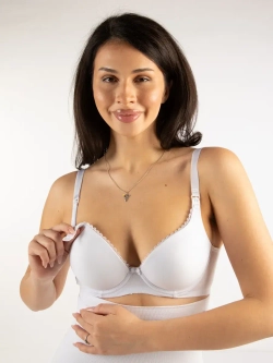 Бюстгальтер для кормления "Элизе" белый