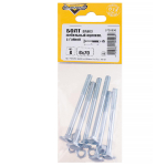 БОЛТ МЕБЕЛЬНЫЙ ELEMENT DIN603 С ГАЙКОЙ ОЦИНК 6Х70 6ШТ 2143