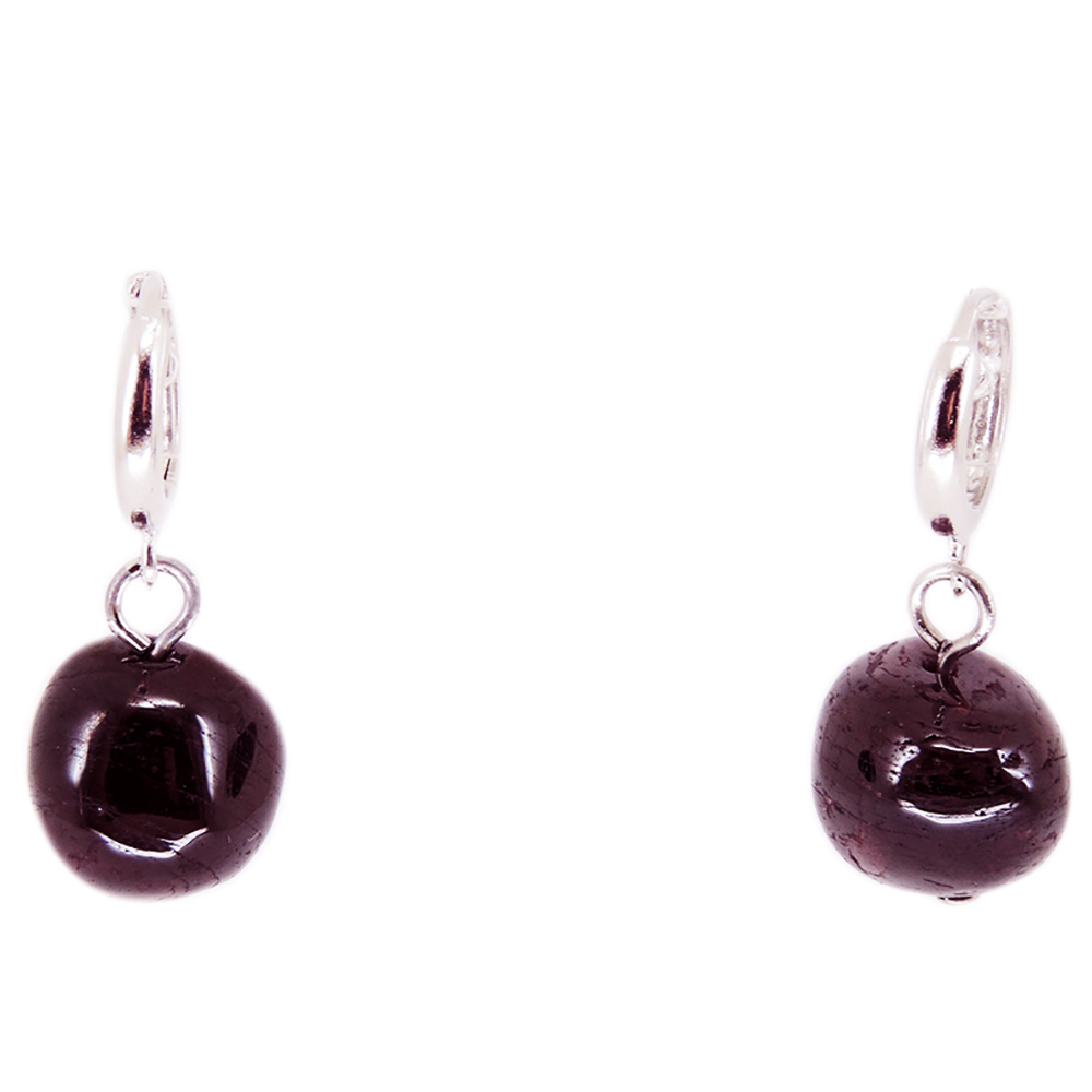 Серьги "Гала" гранат альмандин