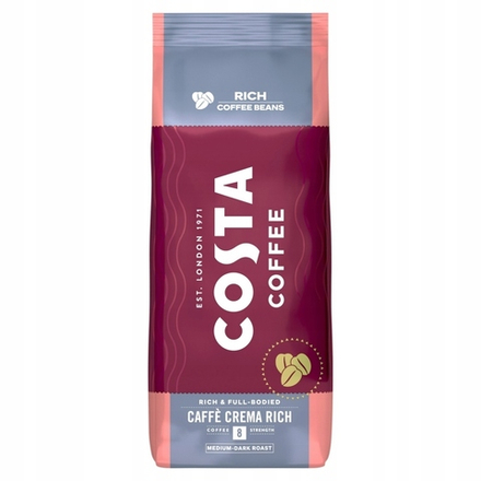 Кофе в зернах Costa Coffee Caffe Crema Rich 1 кг