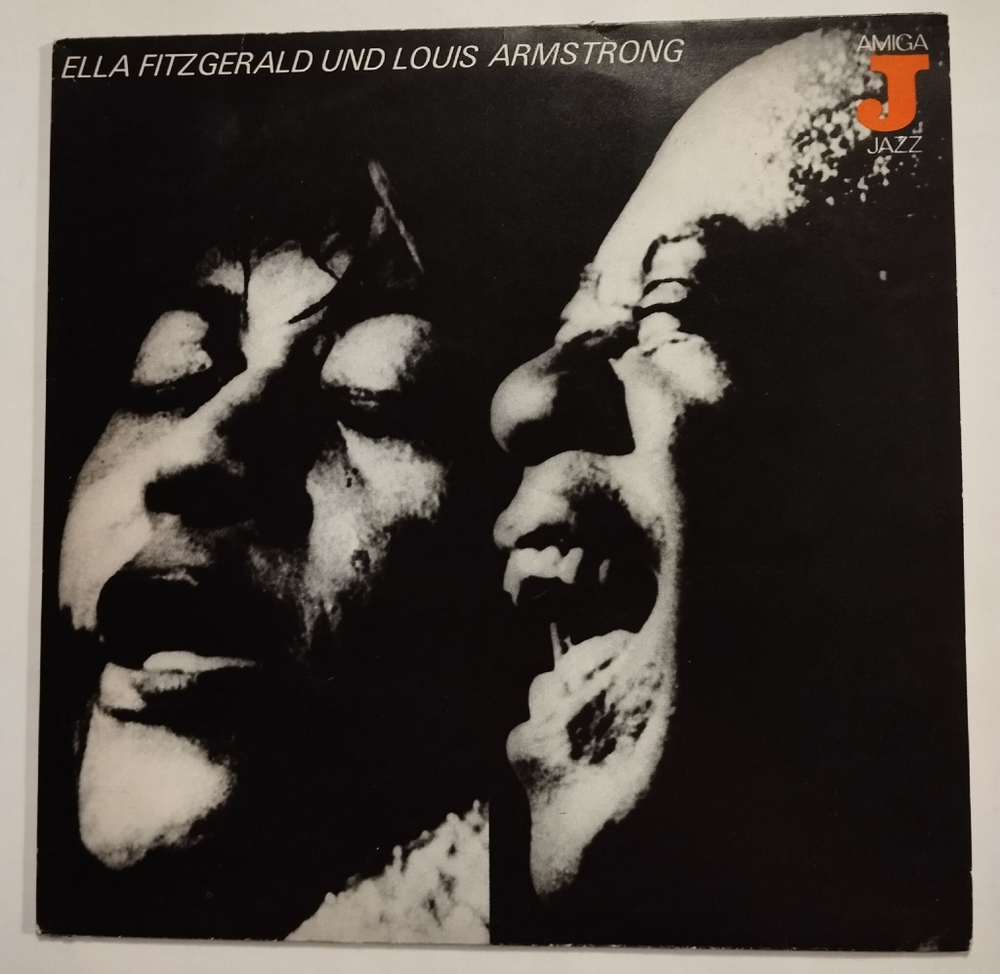Винтажная виниловая пластинка LP Ella Fitzgerald Und Louis Armstrong (ГДР 1980)