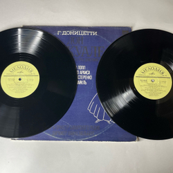 Винтажная виниловая пластинка LP Г. Доницетти, Дирижер Хайнц Вальберг, Дон Паскуале, Комическая Опера В Трех Действиях (СССР 1981)