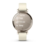 Смарт Часы Garmin Lily 2 Кремово-золотой с кокосовым силиконовым браслетом