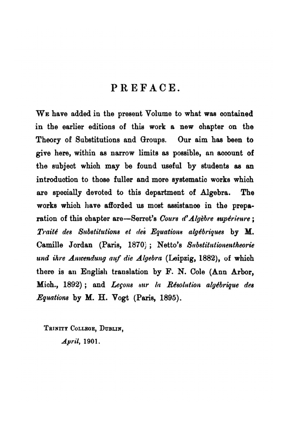 The Theory of Equations. With an Introduction to the Theory of Binary Algebraic Forms. Volume 2 | William Snow Burnside