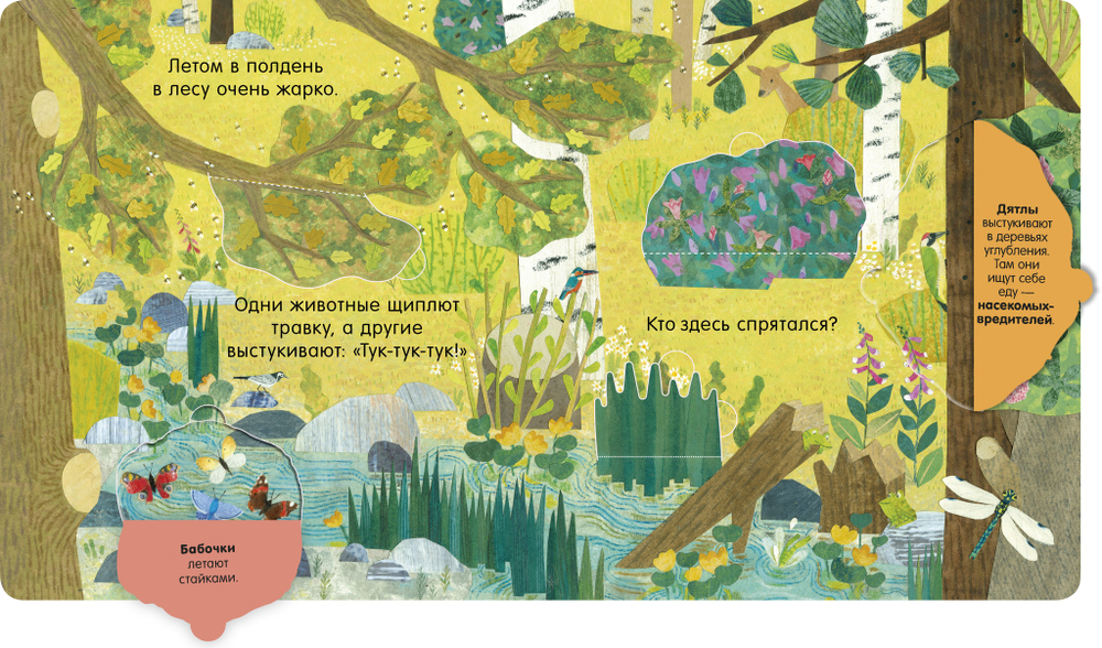 Книжка с окошками. В лесу