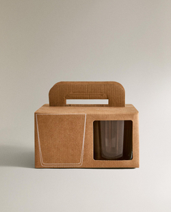 Zara Home стакан из стекла, цвет прозрачный, 9 см · 6297/561