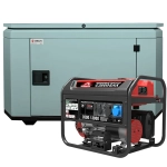 Генератор бензиновый SUNREKA G3500EAX с кожухом Geon 1400SS RAL 7031