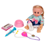 Пупс функциональный с аксесс., коробка 666-3