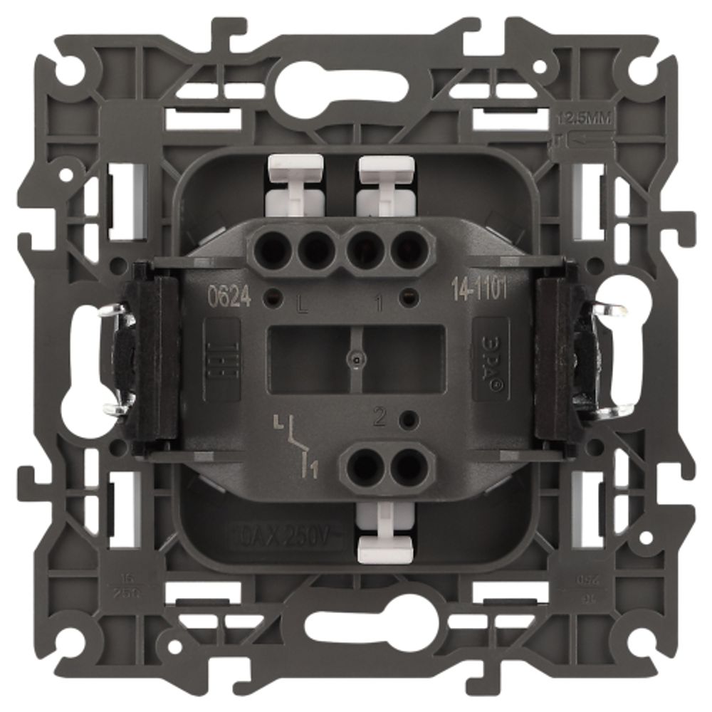 Выключатель ЭРА Elegance 14-1101-01 10АХ-250В IP20 белый