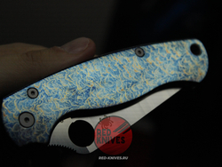 Нож Spyderco Paramilitary 2 "Огненный" Титан C81TI4