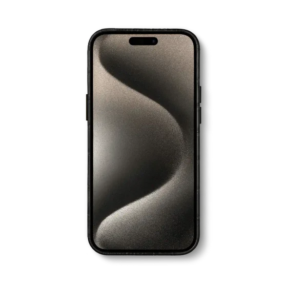 Чехол для iPhone 16 - Натуральная кожа с тиснением под крокодила