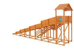 Зимняя горка TORUDA Лисичка Домик (скат 9.5 м)
