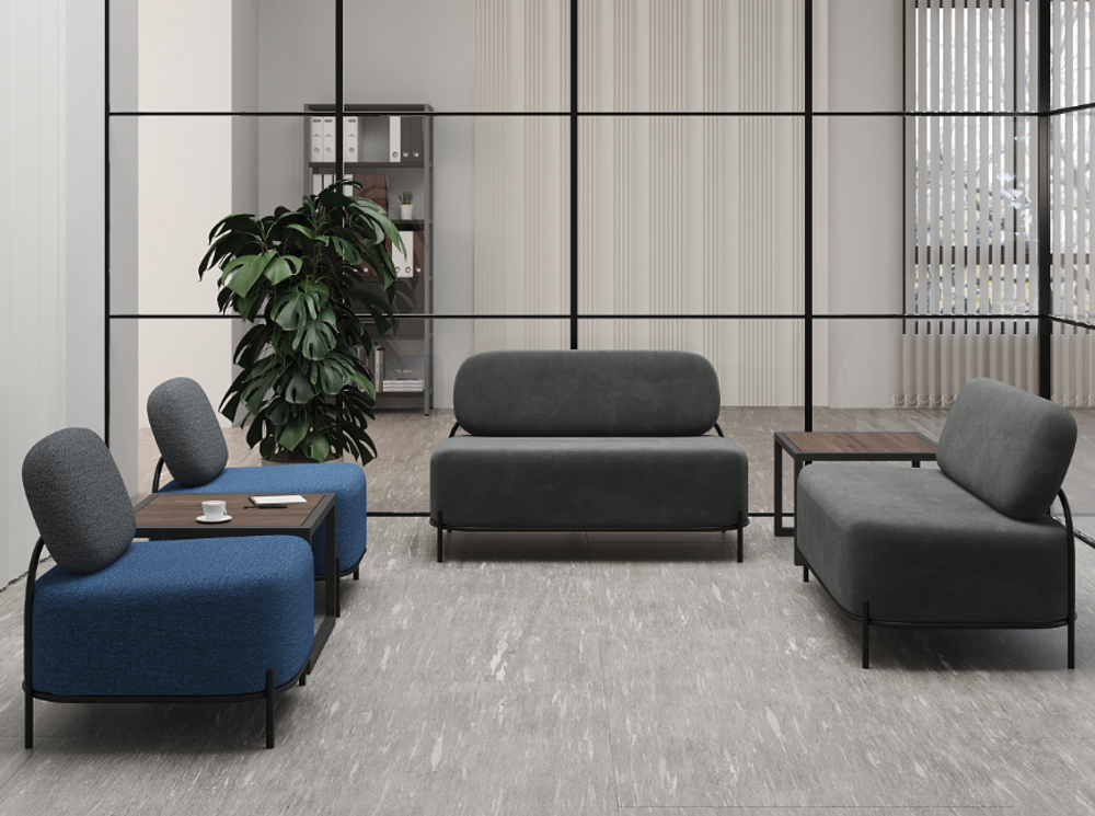 Диван двухместный без спинки ДЖАЙВ