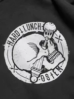 Толстовка Hardlunch x Ostem черная