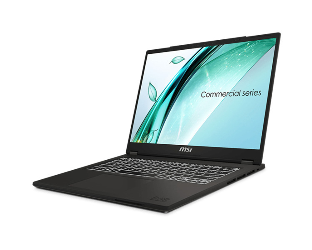Ноутбук  MSI Commercial 14 H A13MG 14 ", Core i5, 16 Гб RAM, 512 Гб SSD, Iris Xe Graphics, Серый