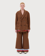 UNDERCOVER БРЮКИ КОРИЧНЕВЫЕ