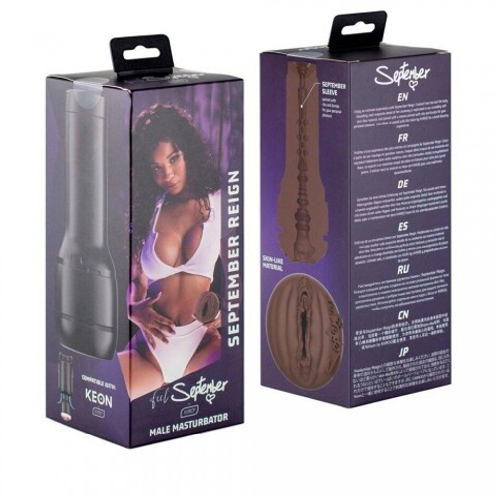 Мастурбатор Feel копия порно звезды September Reign от KIIROOStars Collection