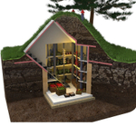 Погреб Kellari 7 Коло Веси(2000x2000x2700см;435кг;) - арт.560267