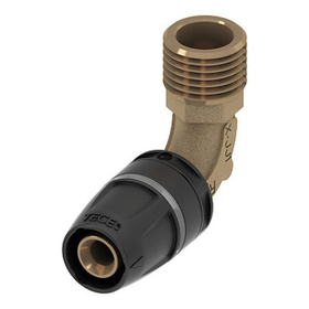 Уголок соединительный с наружной резьбой TECE 20 х 1/2*, бронза