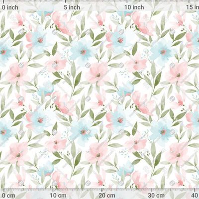 Нежный акварельный цветочный Паттерн by Anastasia Lembrik 789 DPI