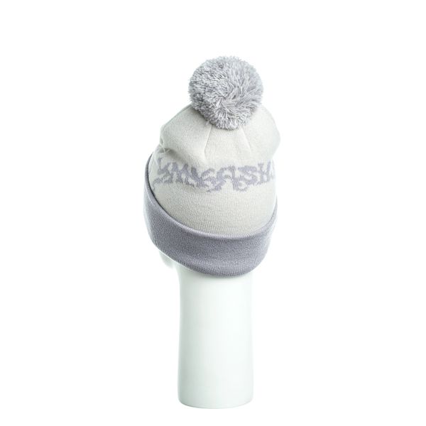 Шапка Logo Face Серая - фото 2