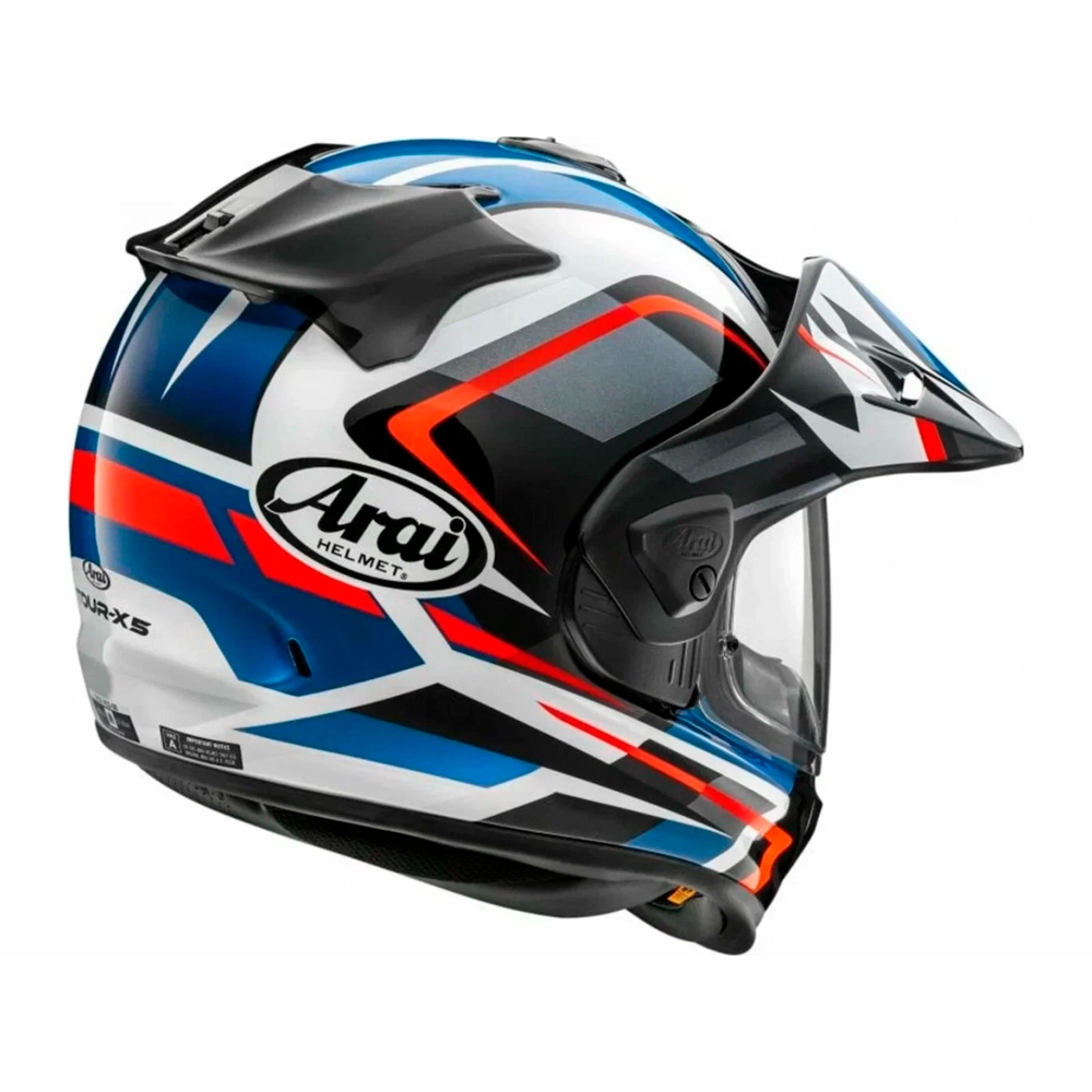 Шлем Arai Tour Cross X5 Discovery Blue, синий/белый/красный, размер L (RR)