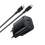 Borofone BAS85A Star PD30W+QC3.0 зарядное устройство набор (Type-C на Type-C) (black)