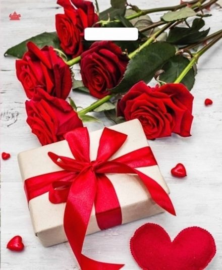 Пакеты с вырубной ручкой "Свидание" 38х45+6 см 60 мкм (50/500шт)