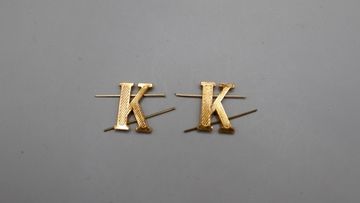 Буква на погоны мет. К зол.