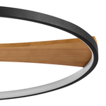 723127 Люстра LODI LED 36W 2880LM ЧЕРНЫЙ/ДЕРЕВО 3000K