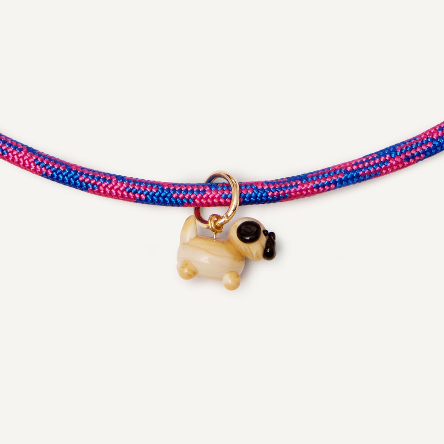 Колье Knitted Cutie Necklace - Pug