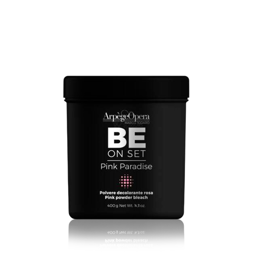 Обесцвечивающий порошок "Розовый рай" без пыли с экстрактом каперсов ARPÈGE OPERA BE ON SET
