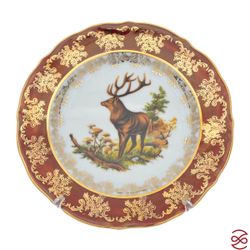 Набор тарелок Repast Охота красная Мария-тереза 19см (6 шт)